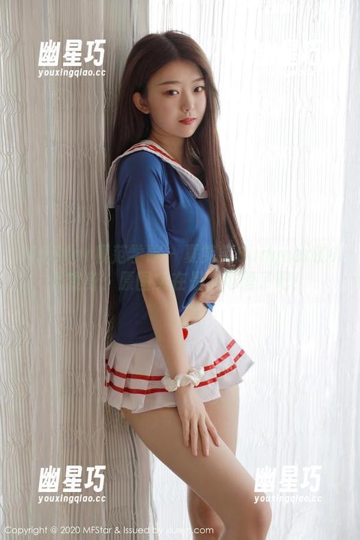 MFStar模范学院 - 夏笑笑Summer的JK变身：原图实在是太可爱了吧！