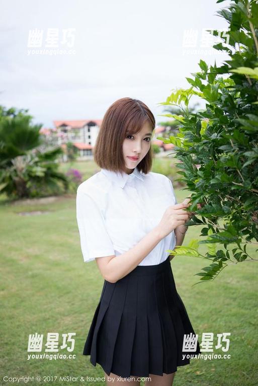 MiStar魅妍社 - 这组写真，一定要做成壁纸！大奶昔Kyra连体衣秀不停！
