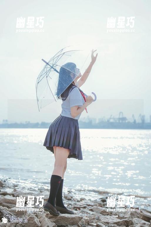 兔玩映画 兔玩映画的专辑:玉藻前白旗袍私拍合集,眼神放空中...